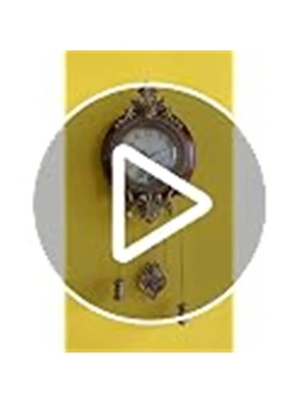 9-inch Retro Style Vintage Wood Indoor Wall Clock with Swinging Pendulum